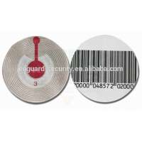 High sensitivity magnetic barcode label for security system